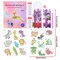 5D Diamond Painting Stickers Kits for Kids Arts and Crafts, Cartoon Stickers Stick Paint with Diamonds by Numbers, 18Pcs Cute Insect, Animals, Easy to DIY